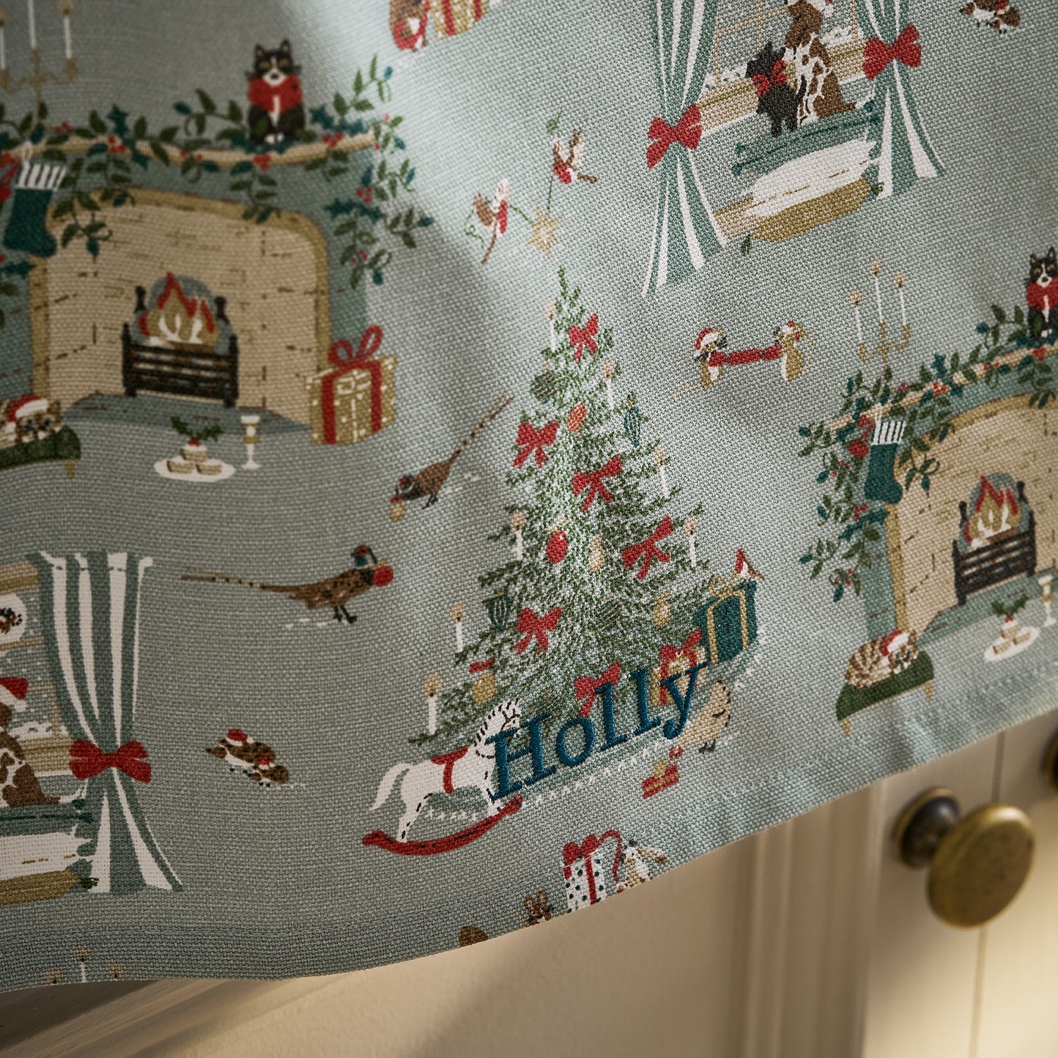 Cosy Christmas Tea Towel