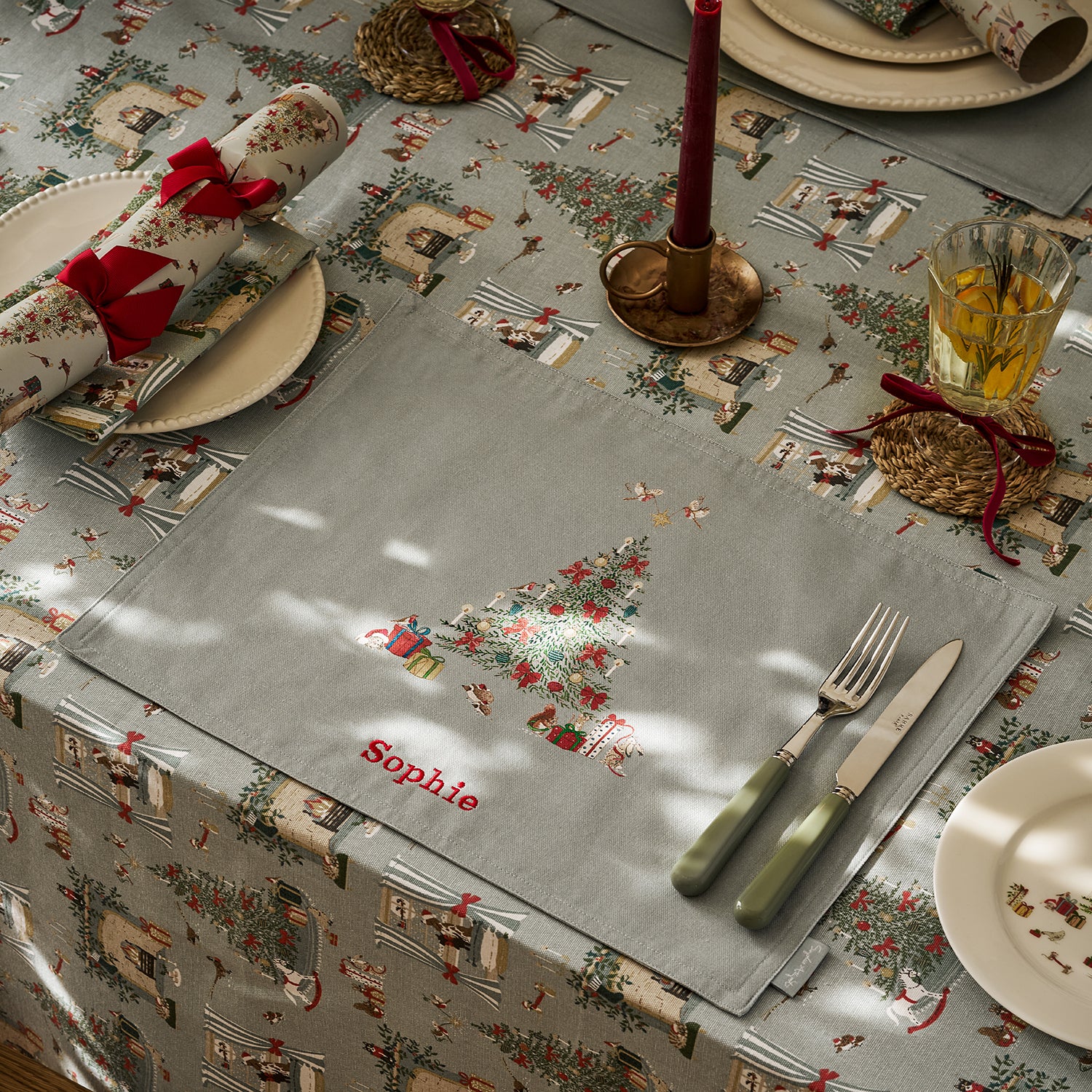 Cosy Christmas Large Washable Placemat