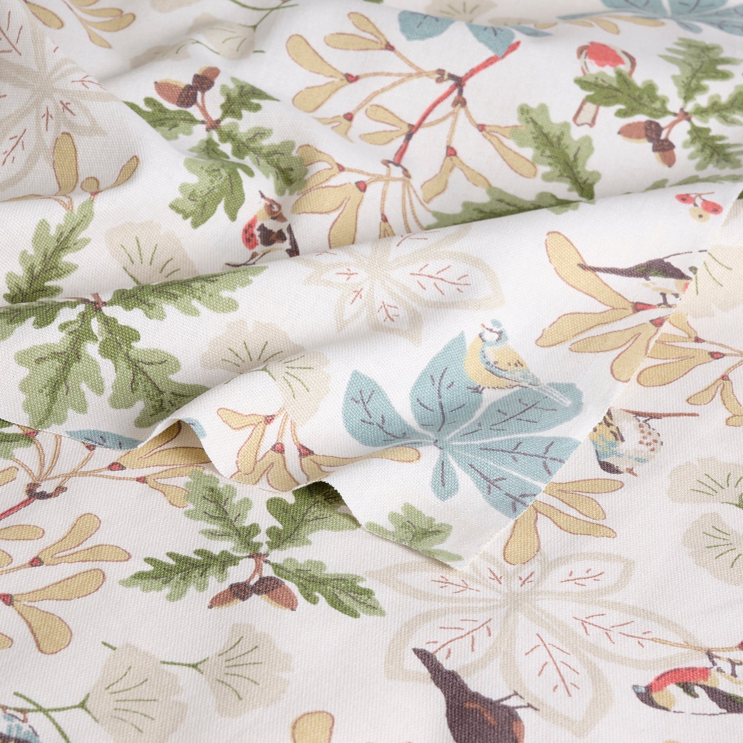 Orchard Birds Fabric By The Metre