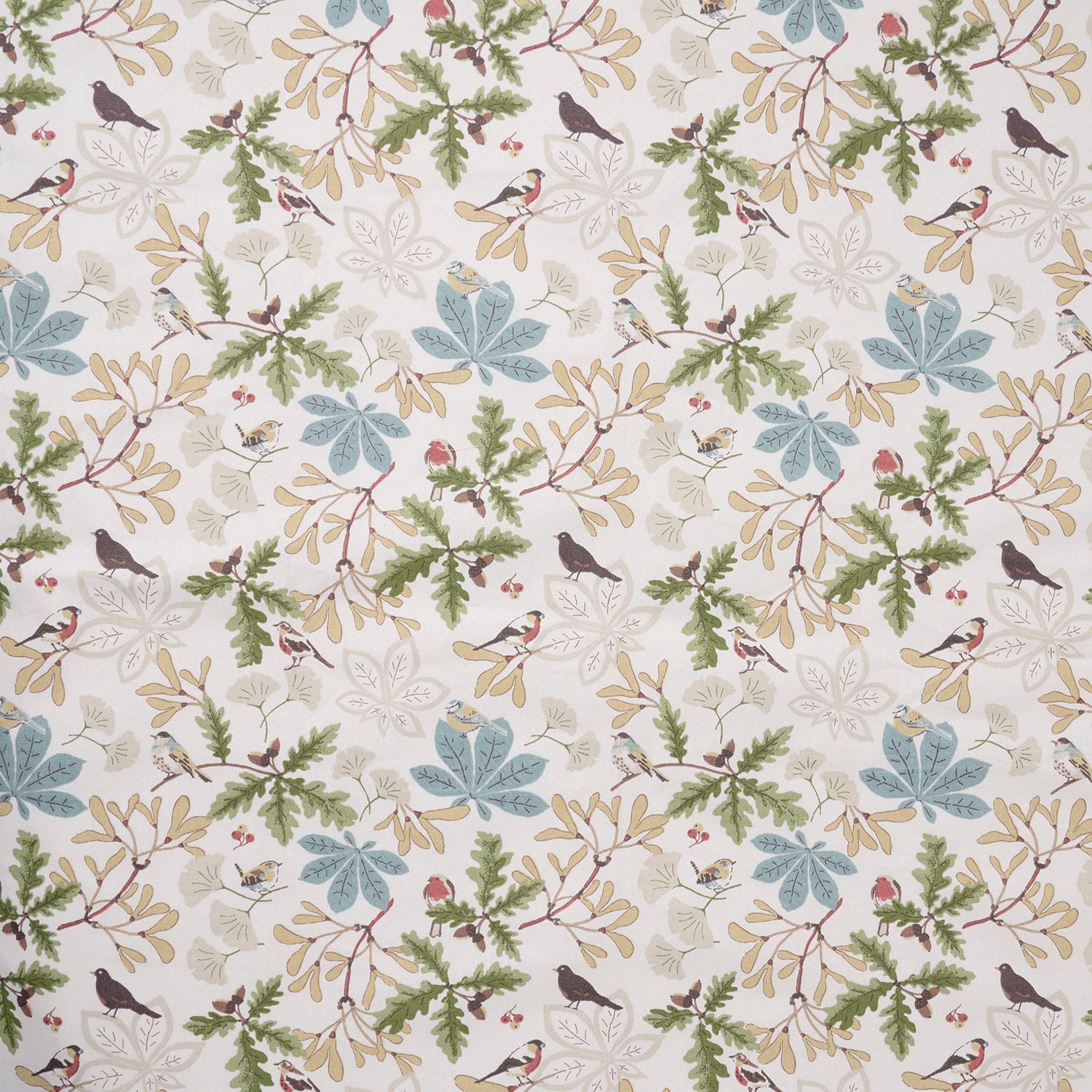 Orchard Birds Fabric By The Metre