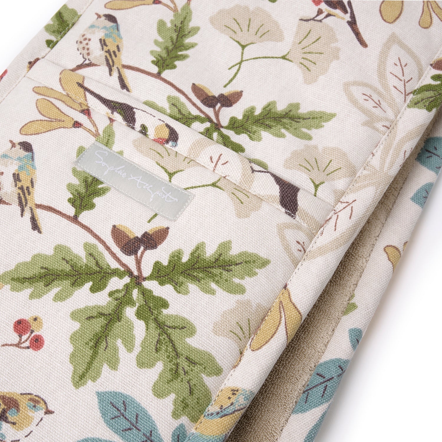 Orchard Birds Double Oven Glove