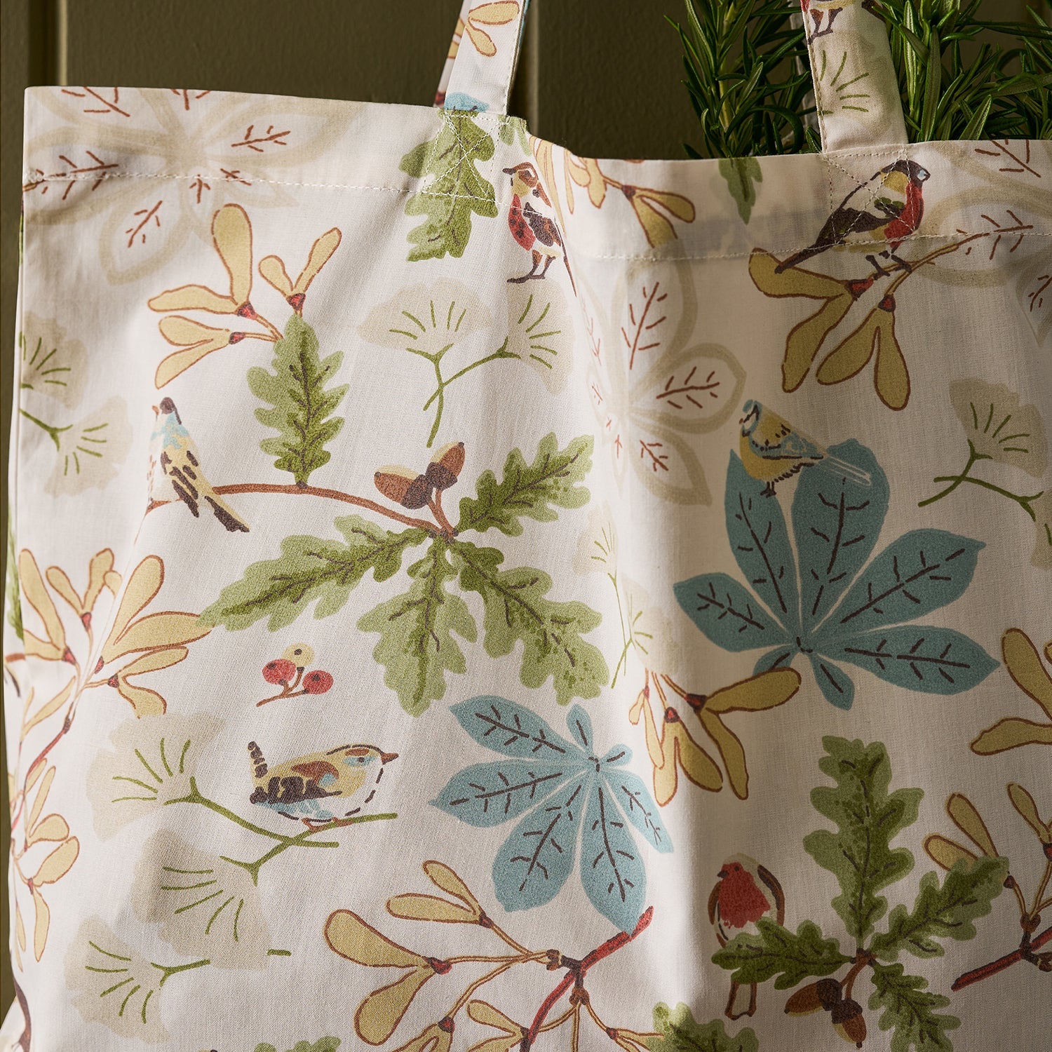Orchard Birds Folding Shopping Bag
