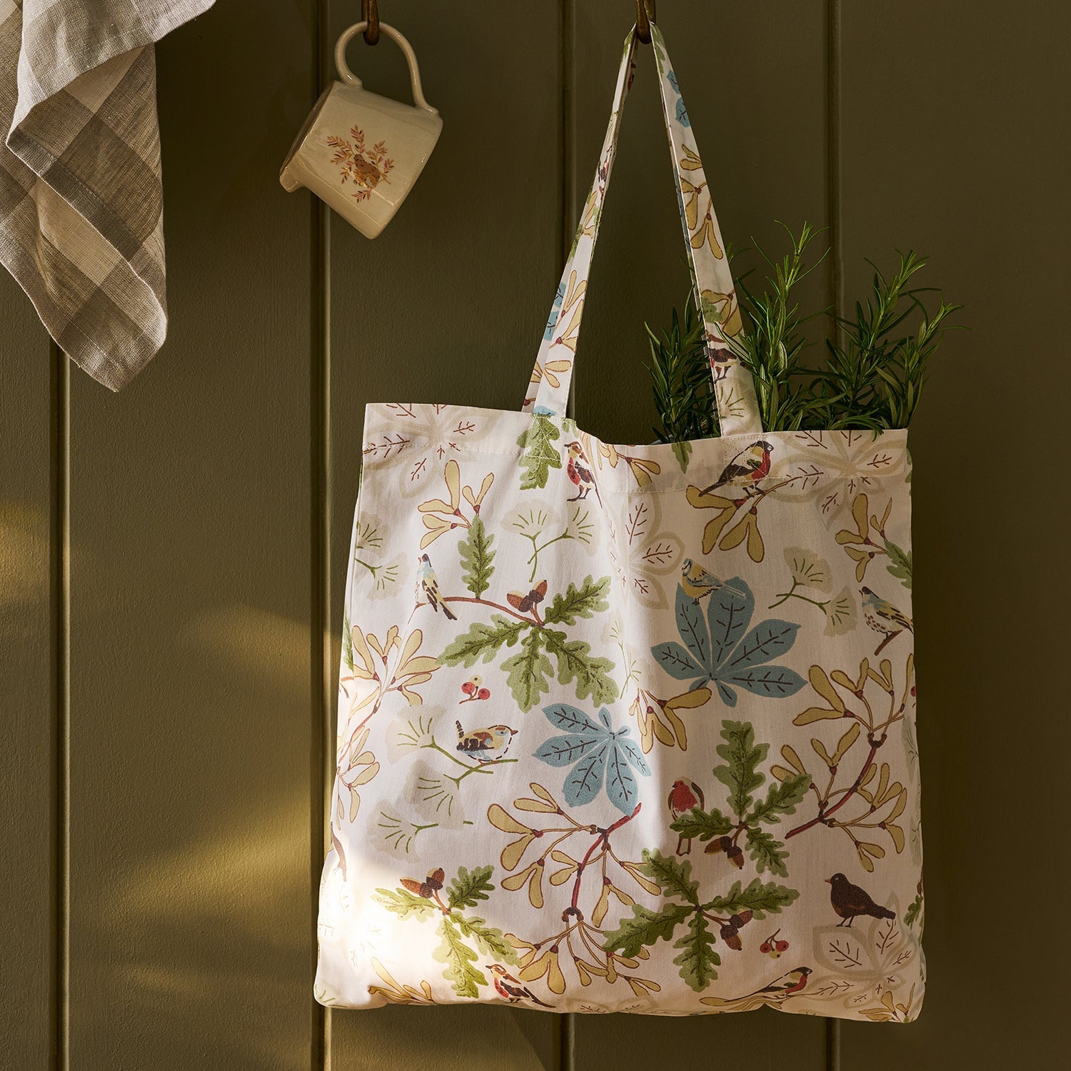 Orchard Birds Folding Shopping Bag