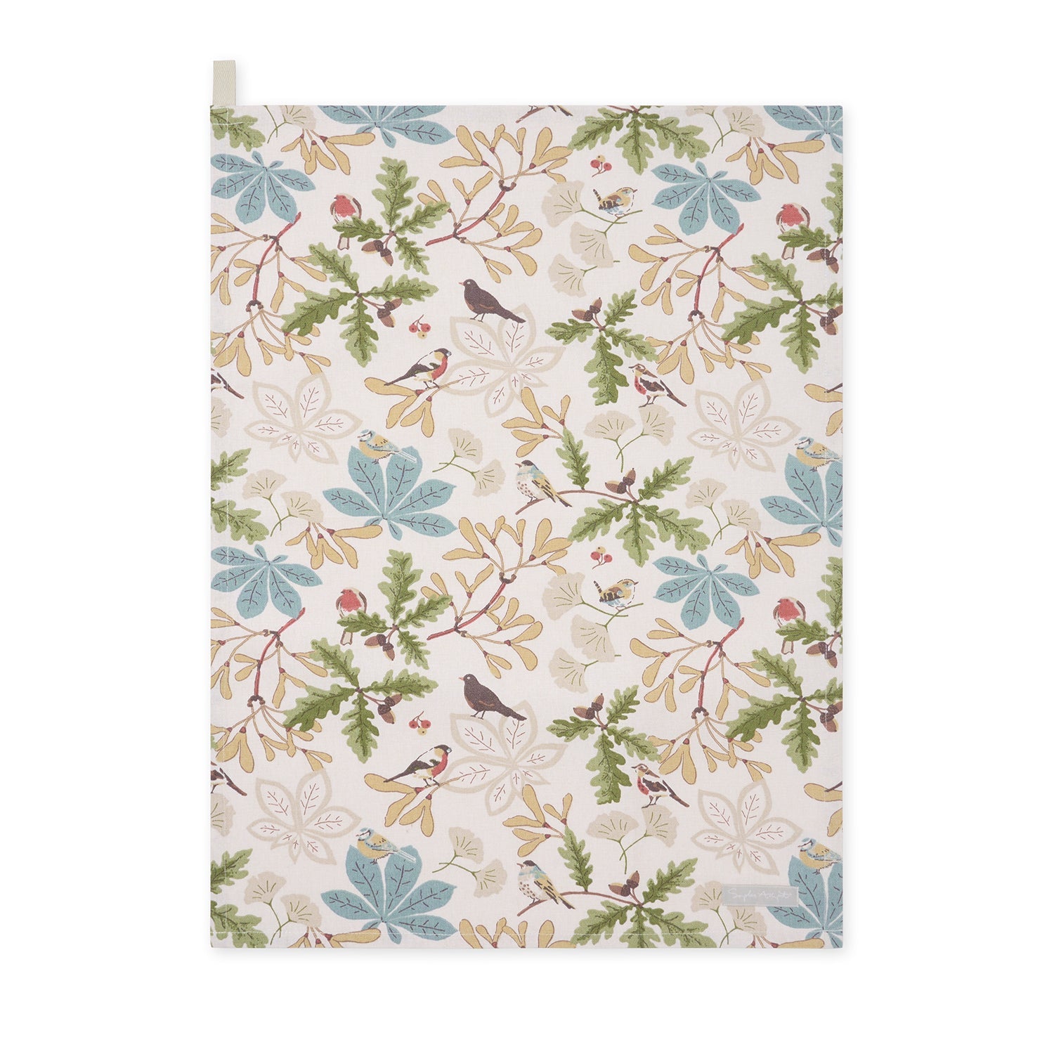 Orchard Birds Tea Towel