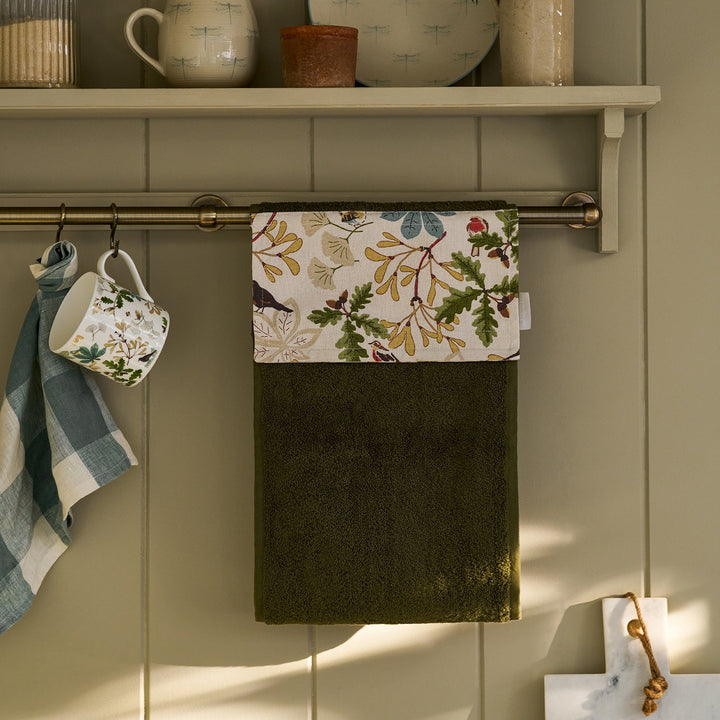 Orchard Birds Roller Hand Towel
