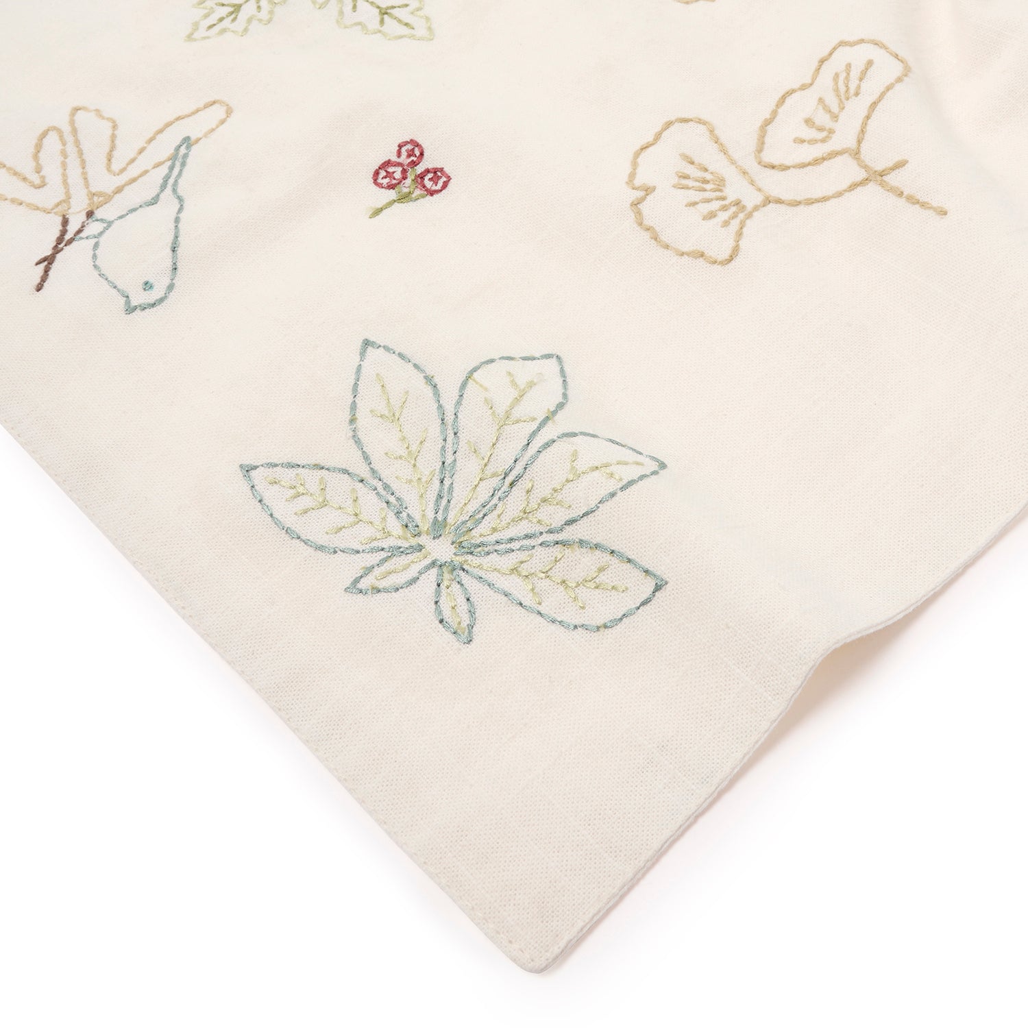 Orchard Birds Embroidered Table Runner