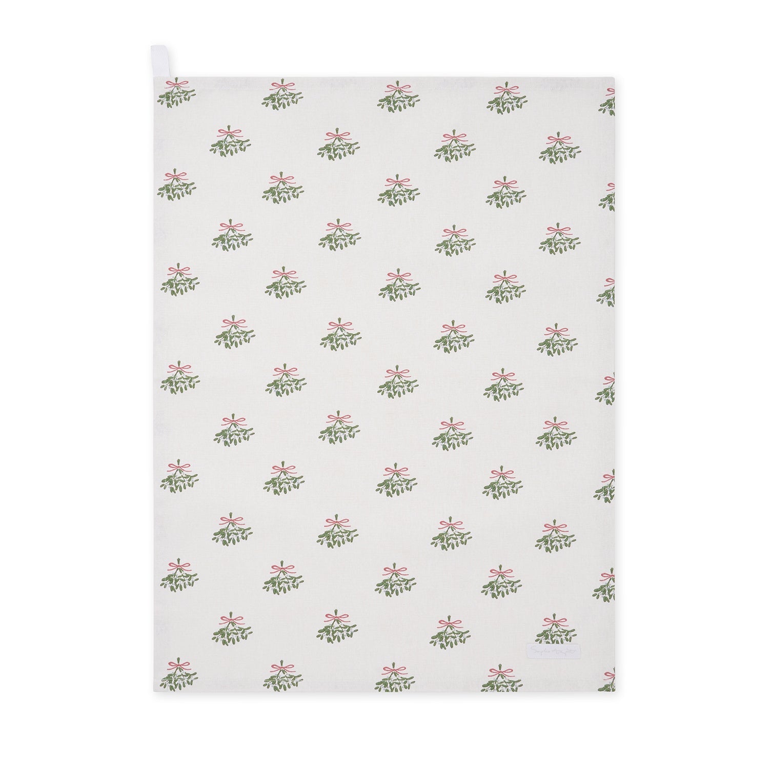 Mistletoe Tea Towel