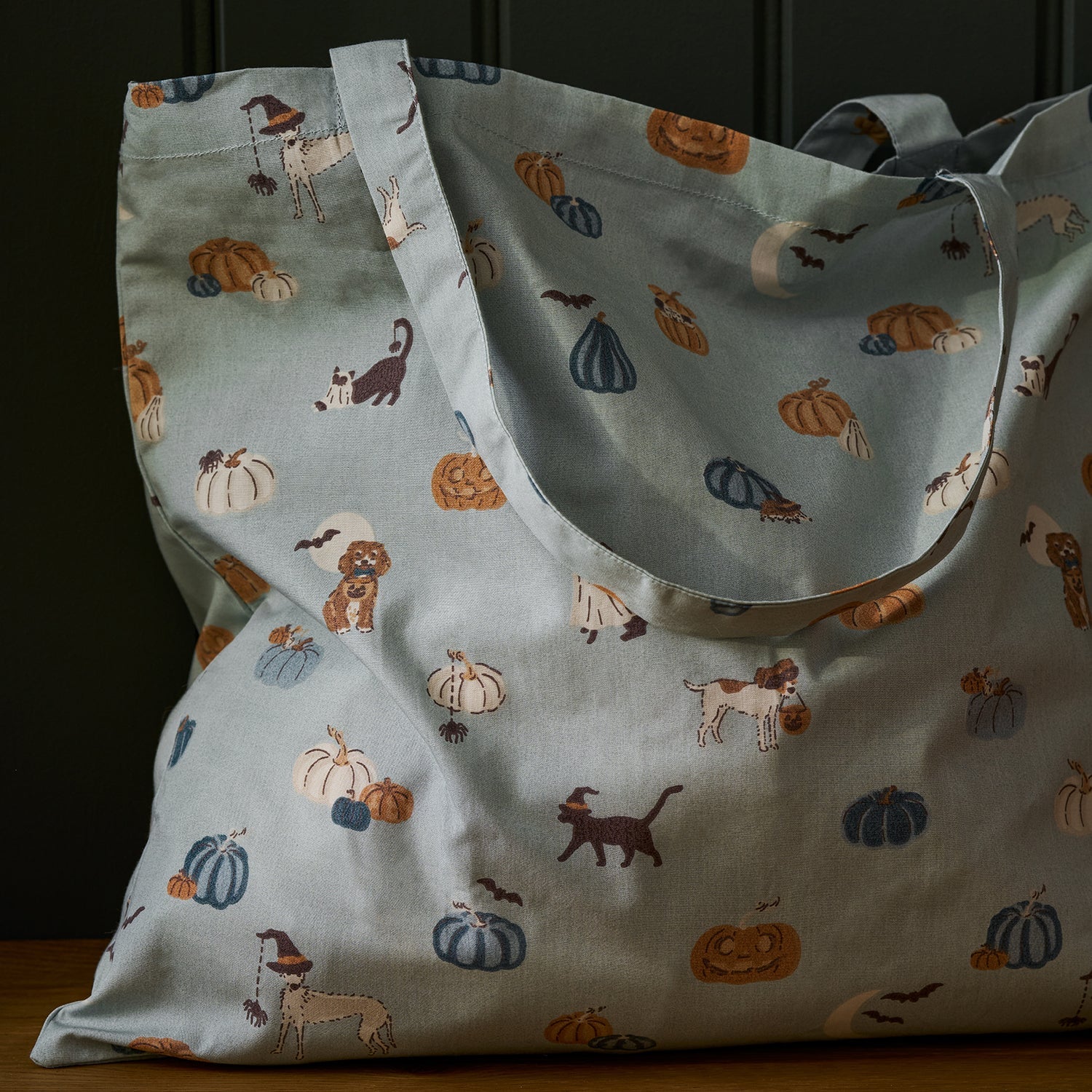 Paws & Pumpkins Folding Shopping Bag