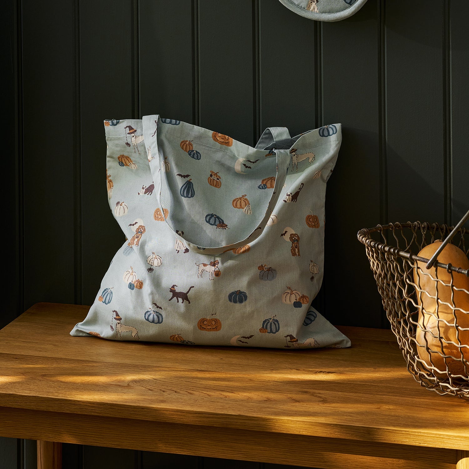 Paws & Pumpkins Folding Shopping Bag
