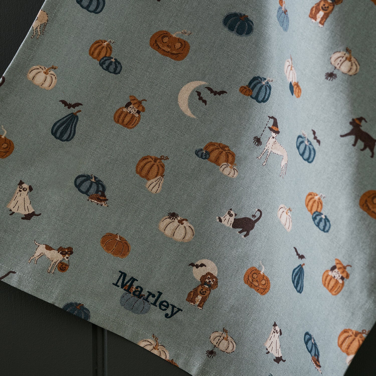 Paws & Pumpkins Tea Towel