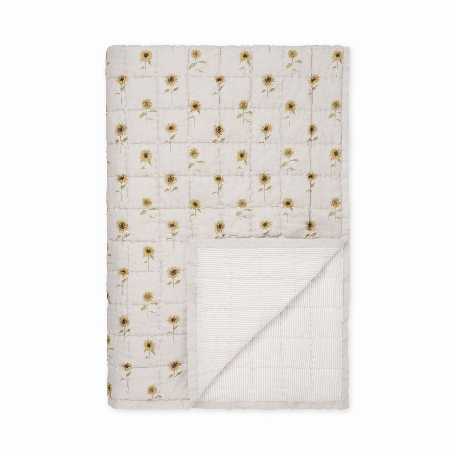 Sunflower Quilted Throw
