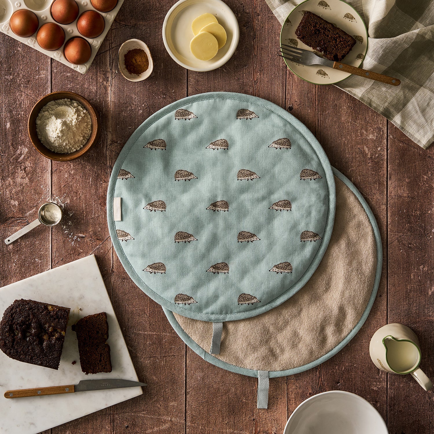 Hedgehogs Circular Hob Cover