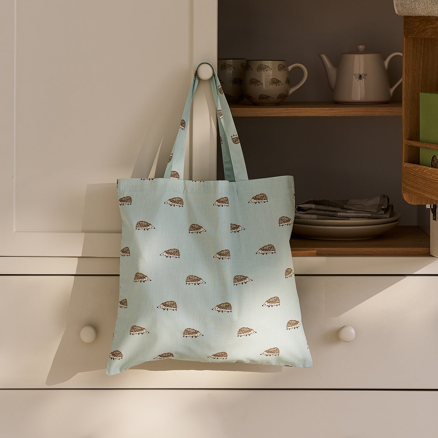 Hedgehogs Folding Shopping Bag
