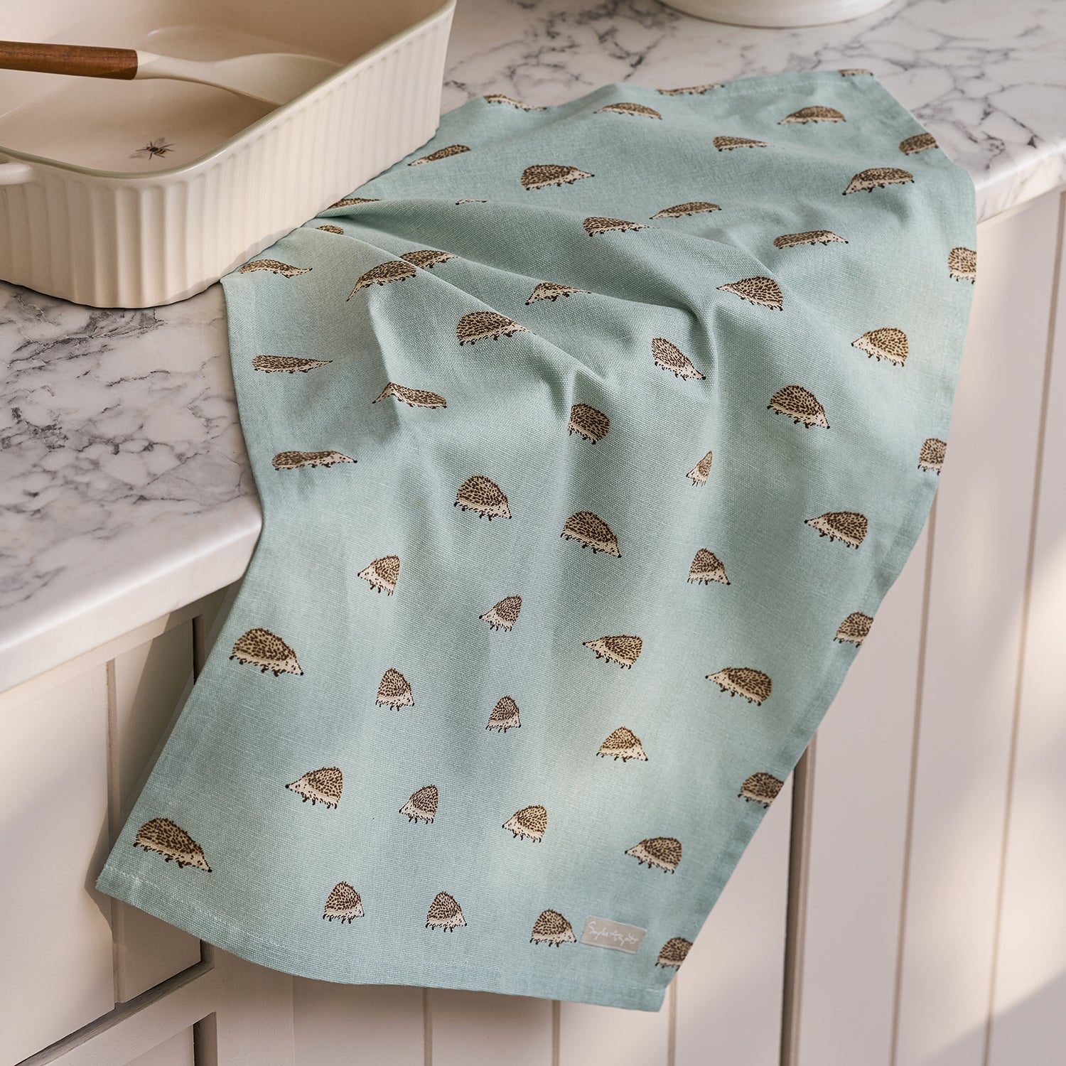 Hedgehogs Tea Towel