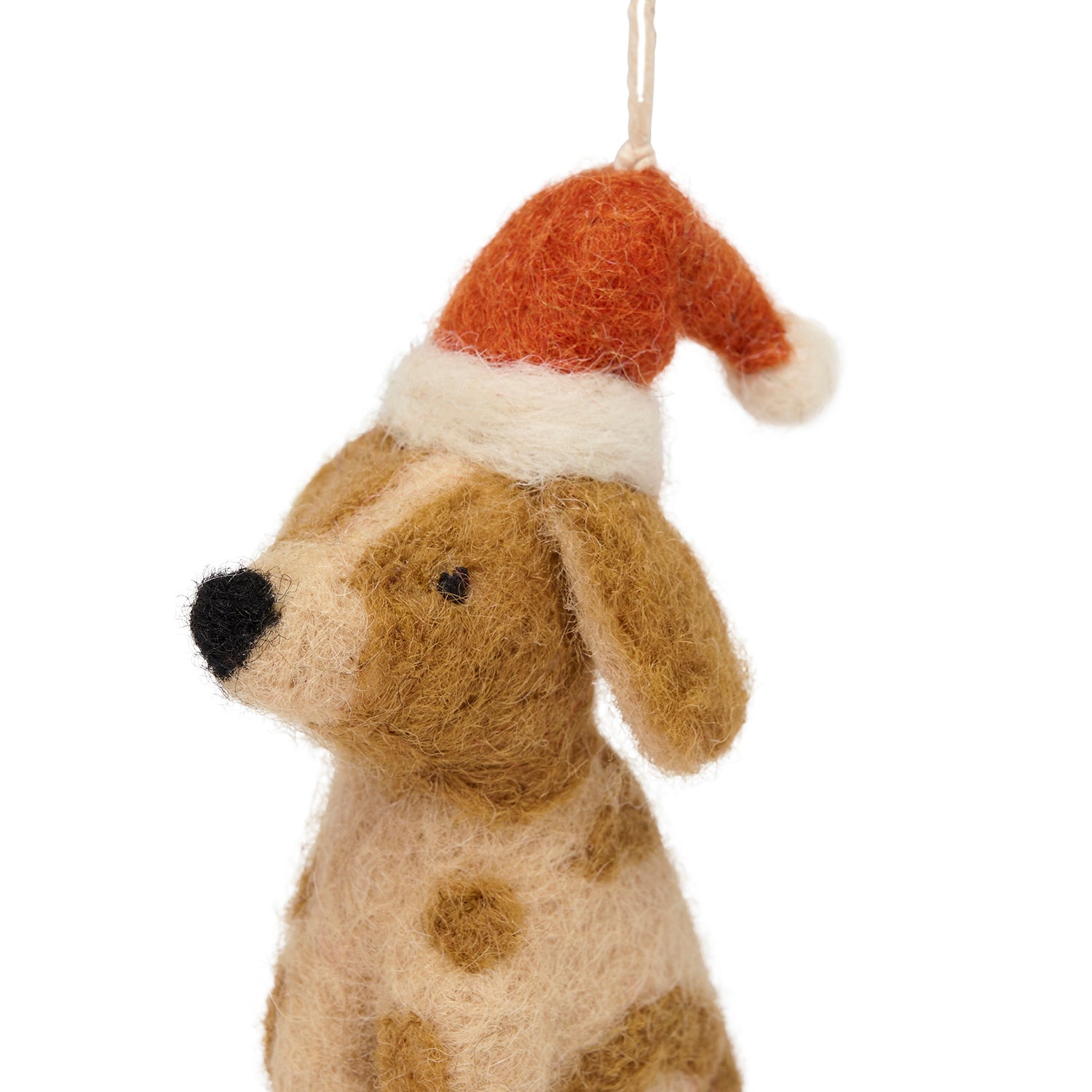 Christmas Dog Felt Bauble