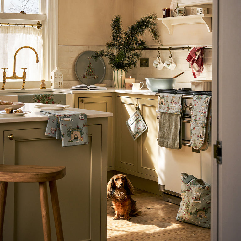 Dressed for festive baking