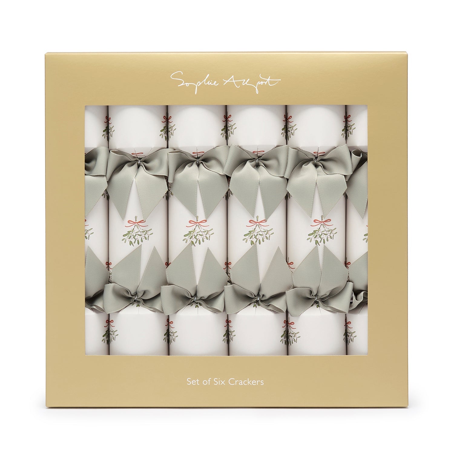 Mistletoe Christmas Crackers (Set of 6)