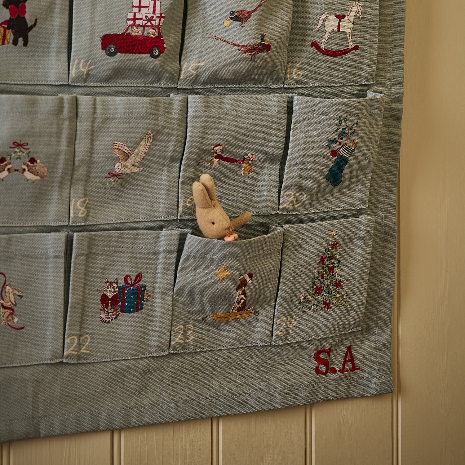 Cosy Christmas Fabric Advent Calendar