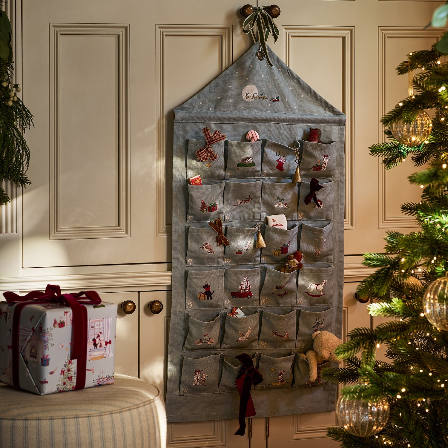 Cosy Christmas Fabric Advent Calendar