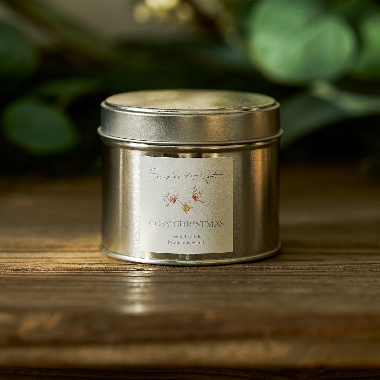 Cosy Christmas Tin Candle