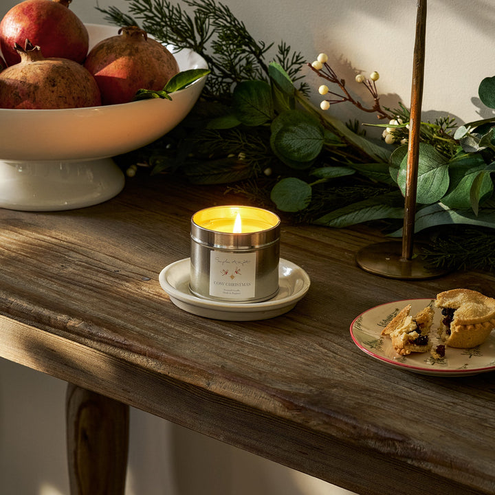Cosy Christmas Tin Candle