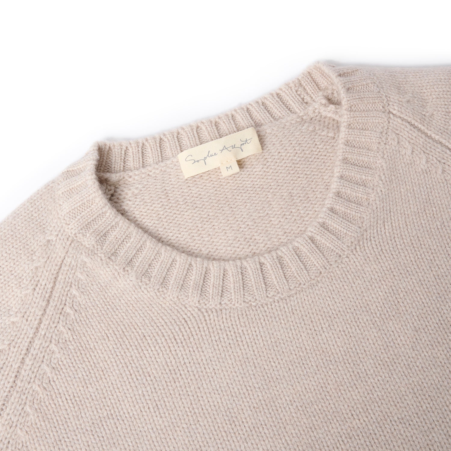 Bees Wool Cashmere Blend Jumper - Oatmeal