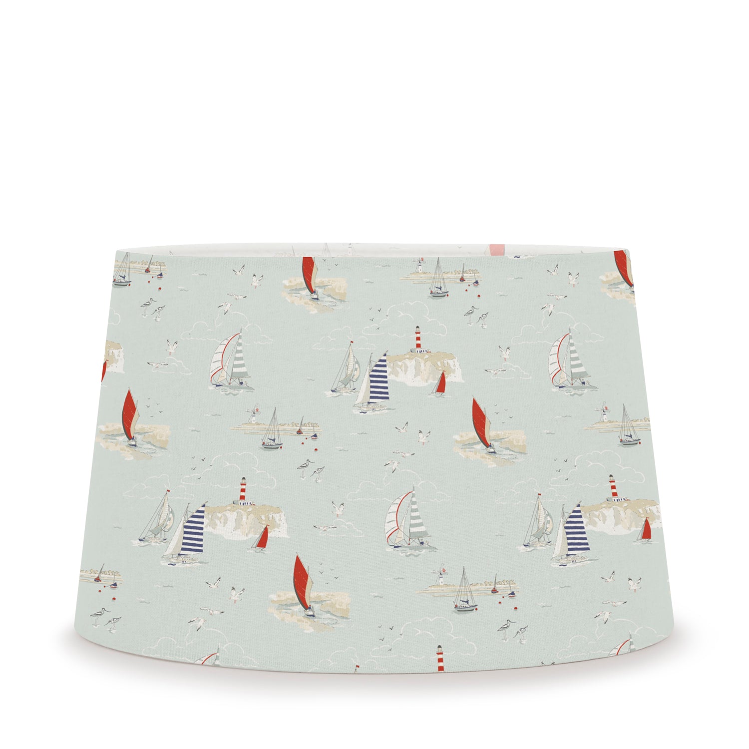 Coastal Boats Lampshade