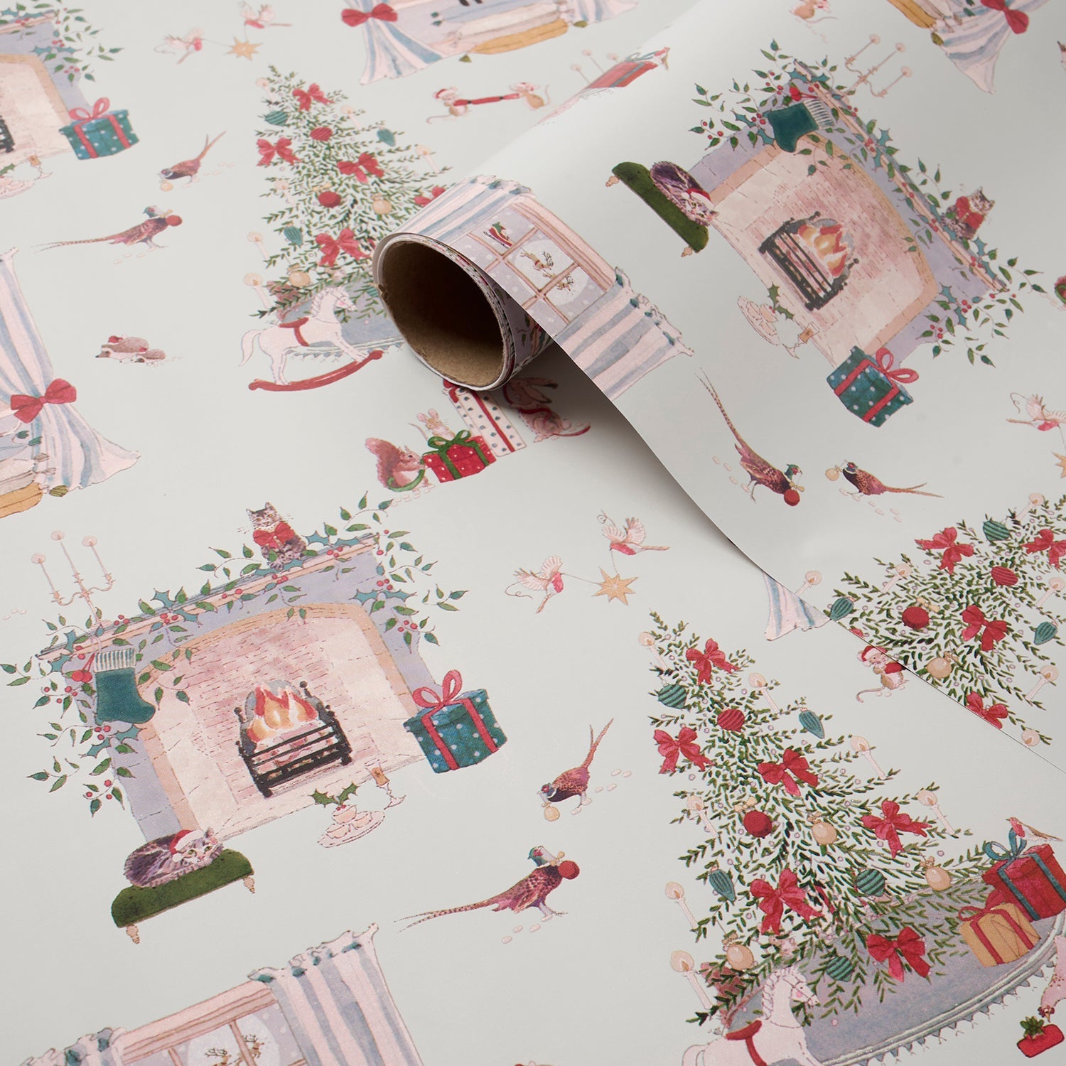 Cosy Christmas Roll Wrap - 10m