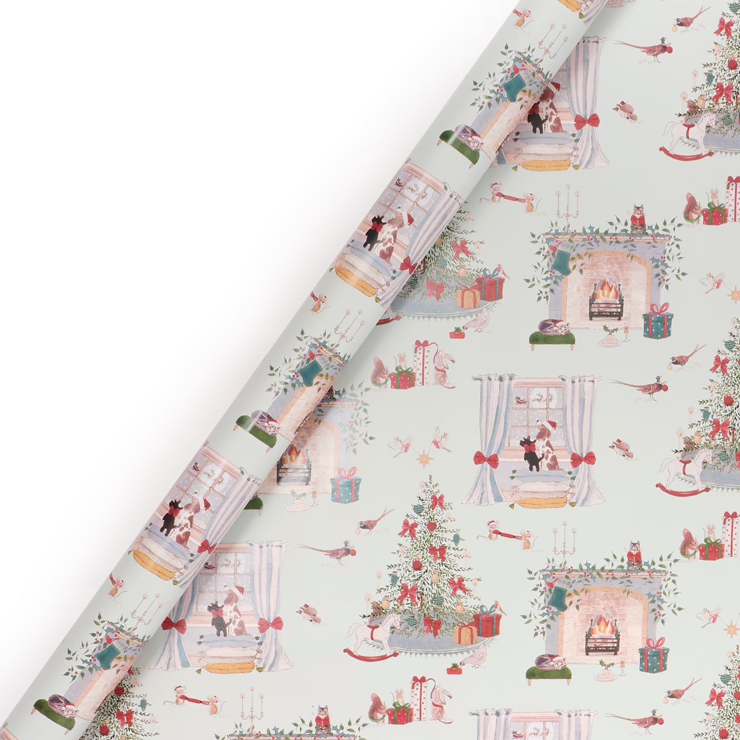 Cosy Christmas Roll Wrap - 10m