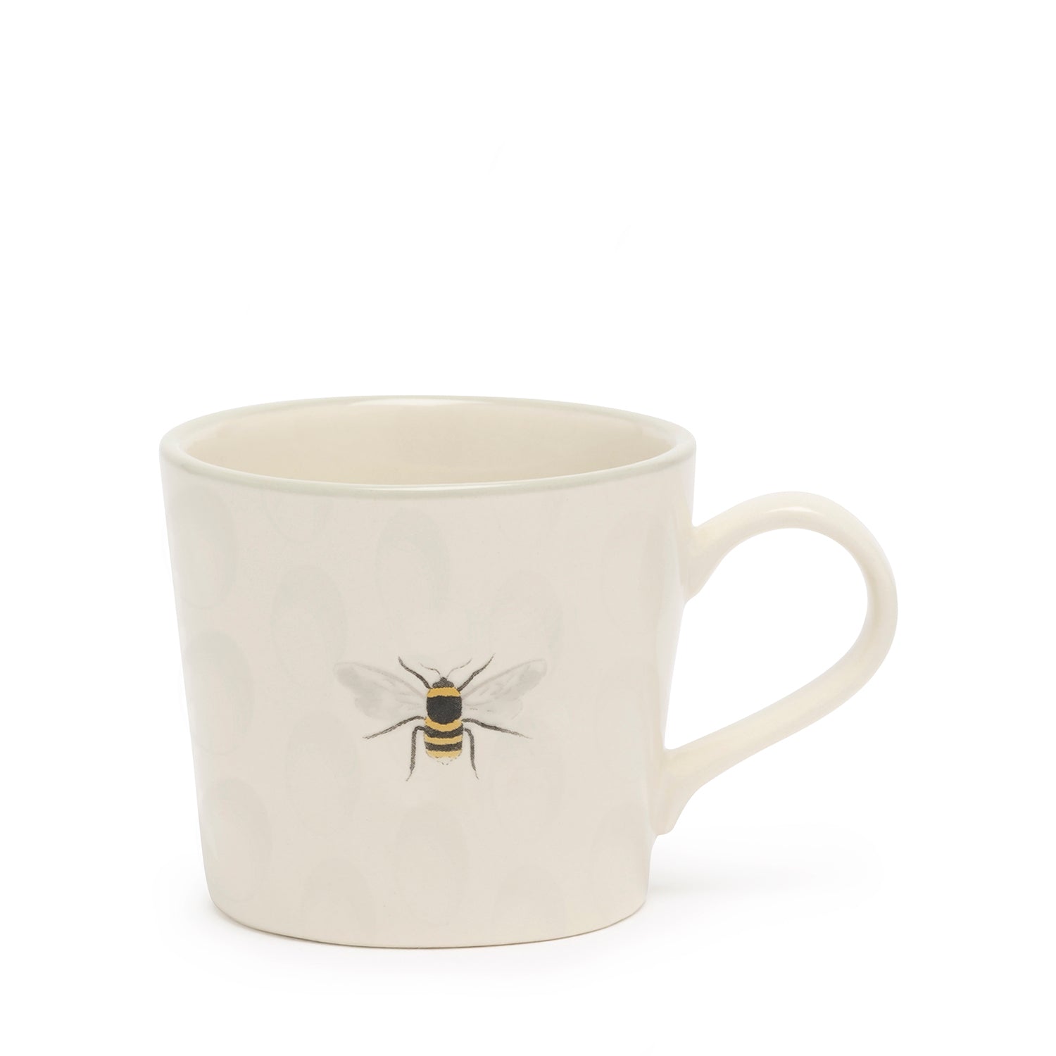 Bees Dimpled Small Stoneware Coffee Mug