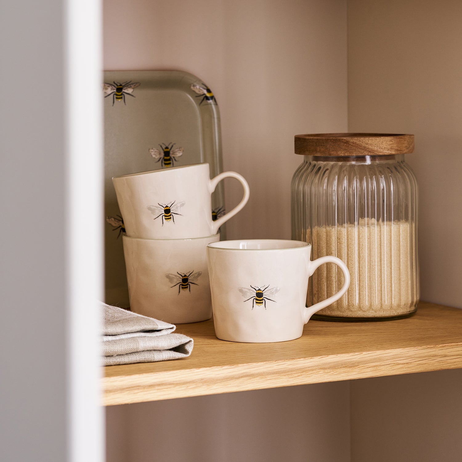 Bees Stoneware Coffee Mug