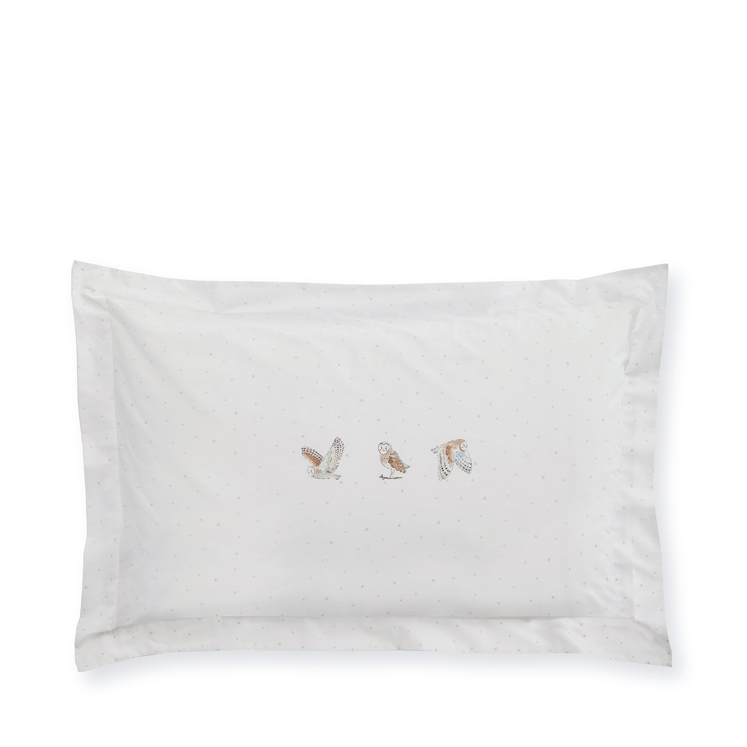 Snowy Owls Pair of Oxford Pillowcases