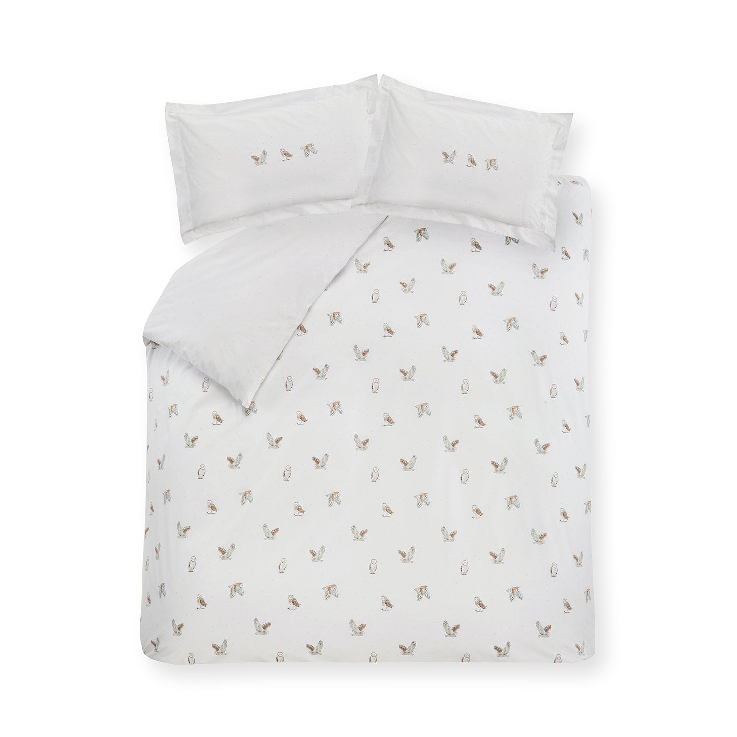 Snowy Owls Bedding Set