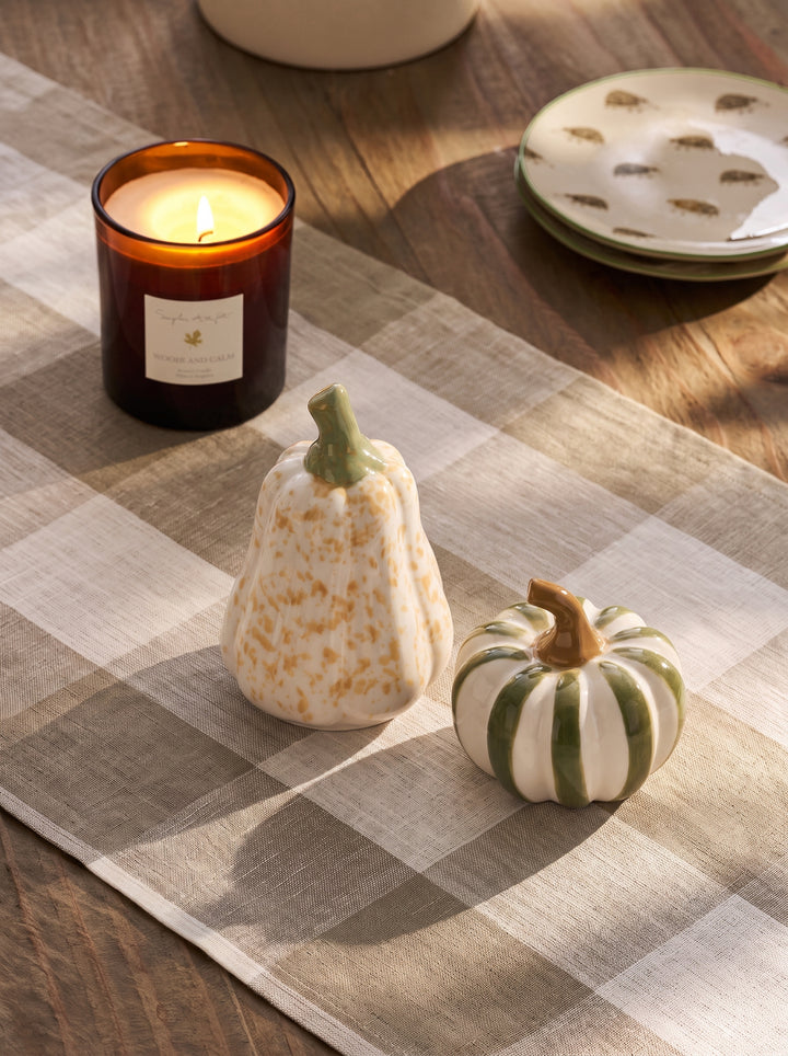 Stoneware Squash Decorations (Set of 2)
