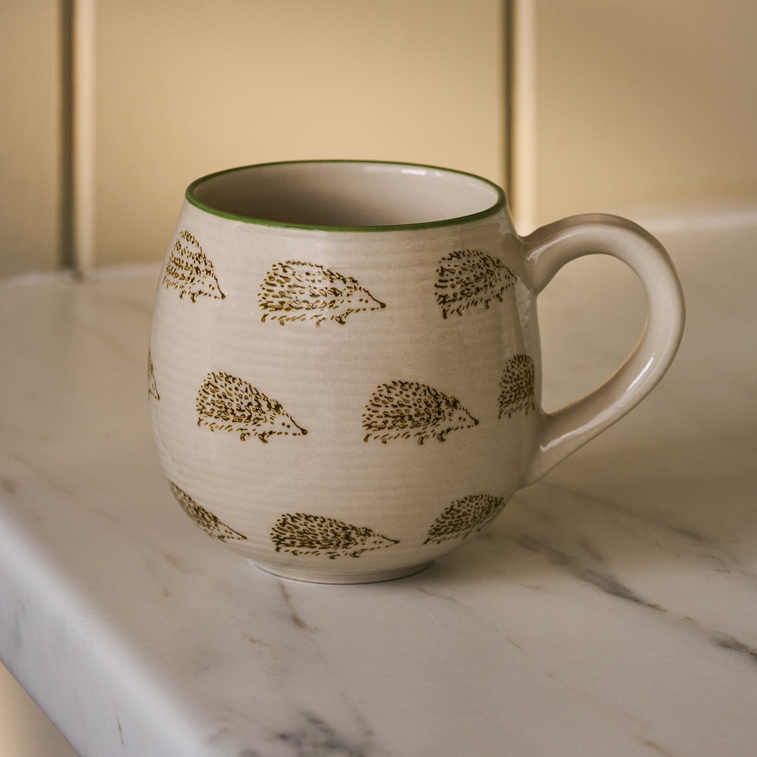 Hedgehogs Stoneware Mug