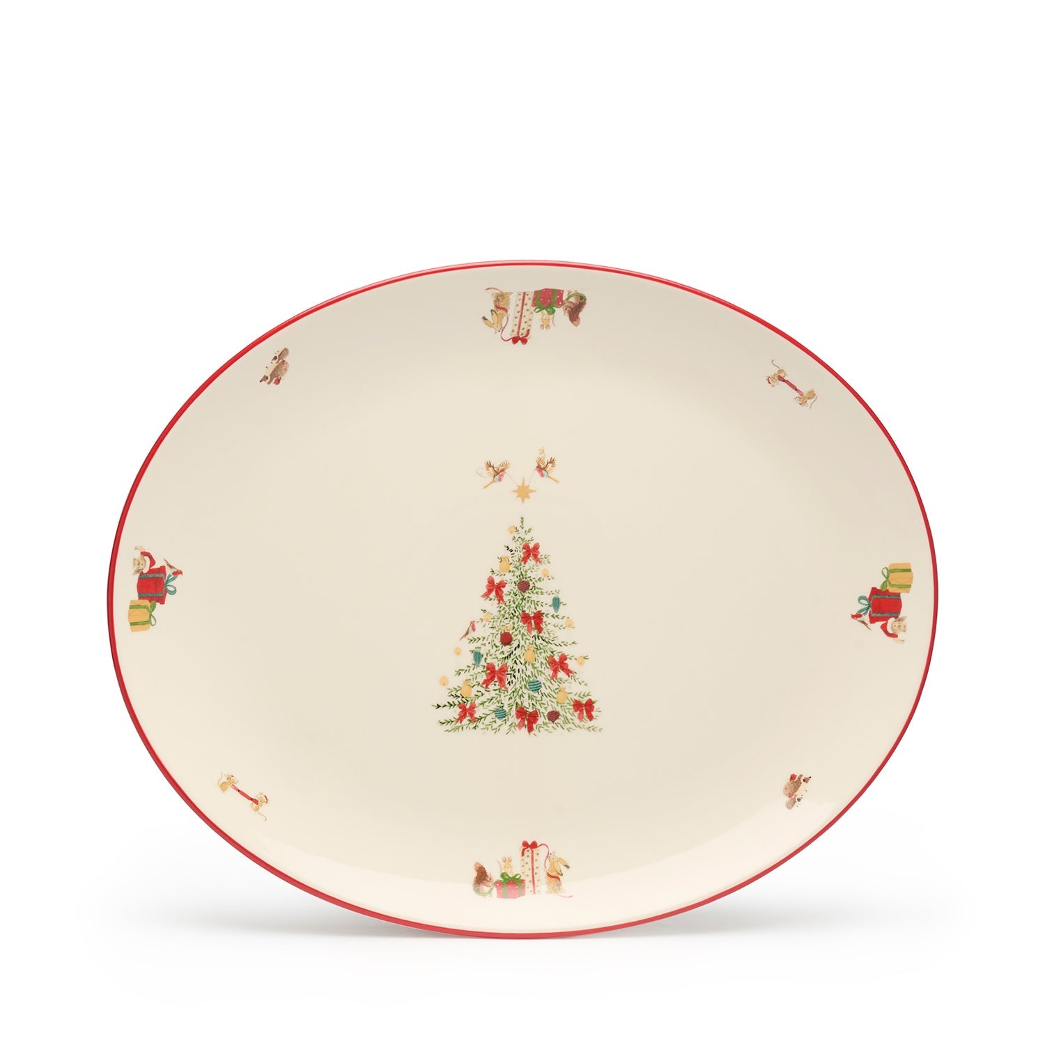 Cosy Christmas Stoneware Platter
