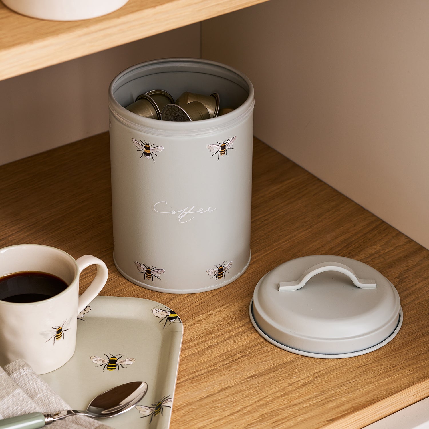 Bees Coffee Storage Tin