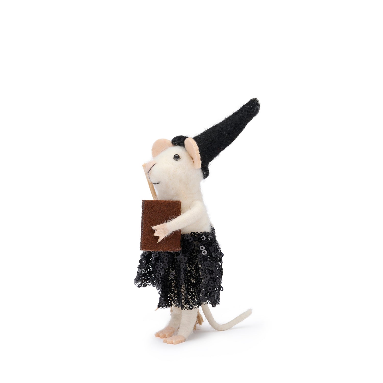 Witch Mouse Felt Decoration