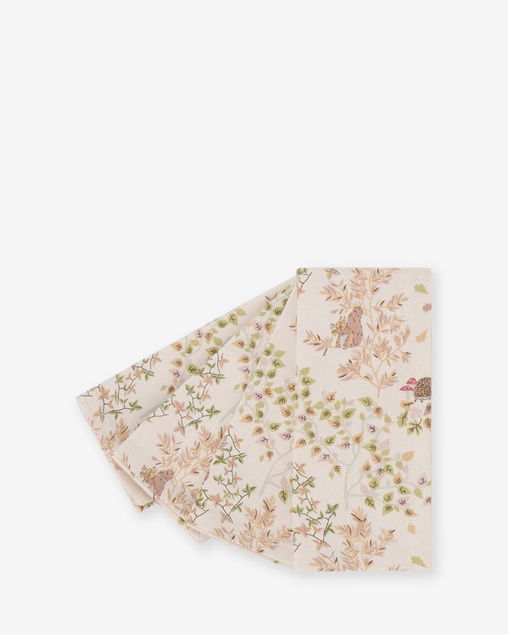 Woodland Friends Napkins (Set of 4)
