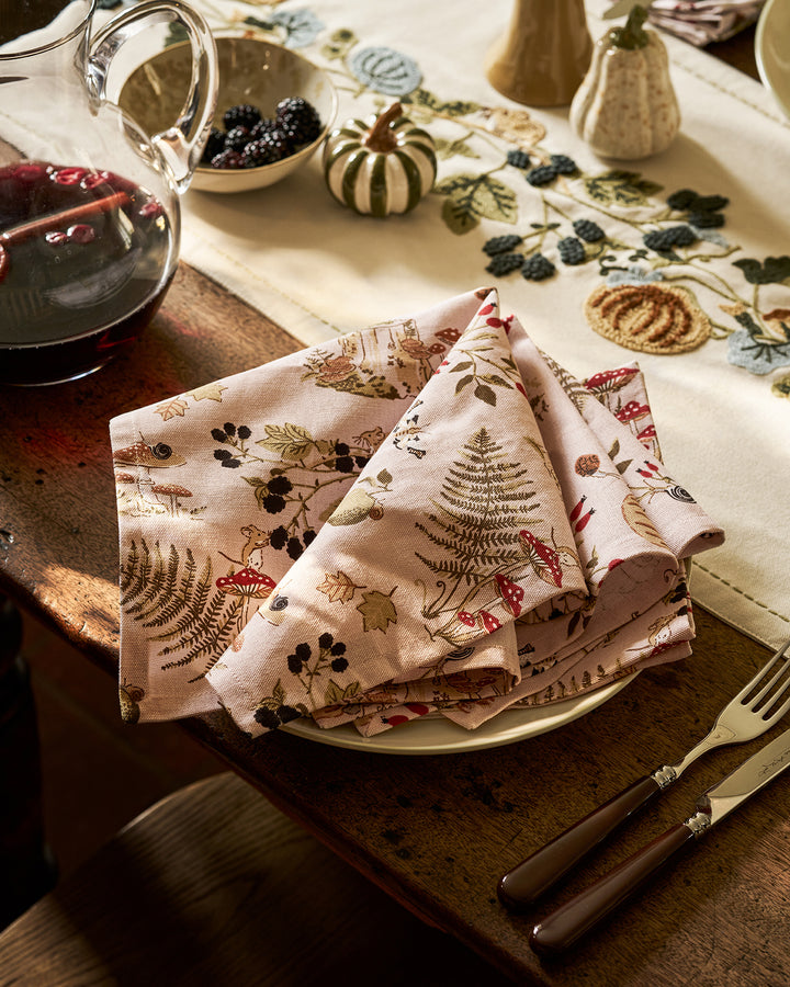 Autumn Forage Napkins (Set of 4)