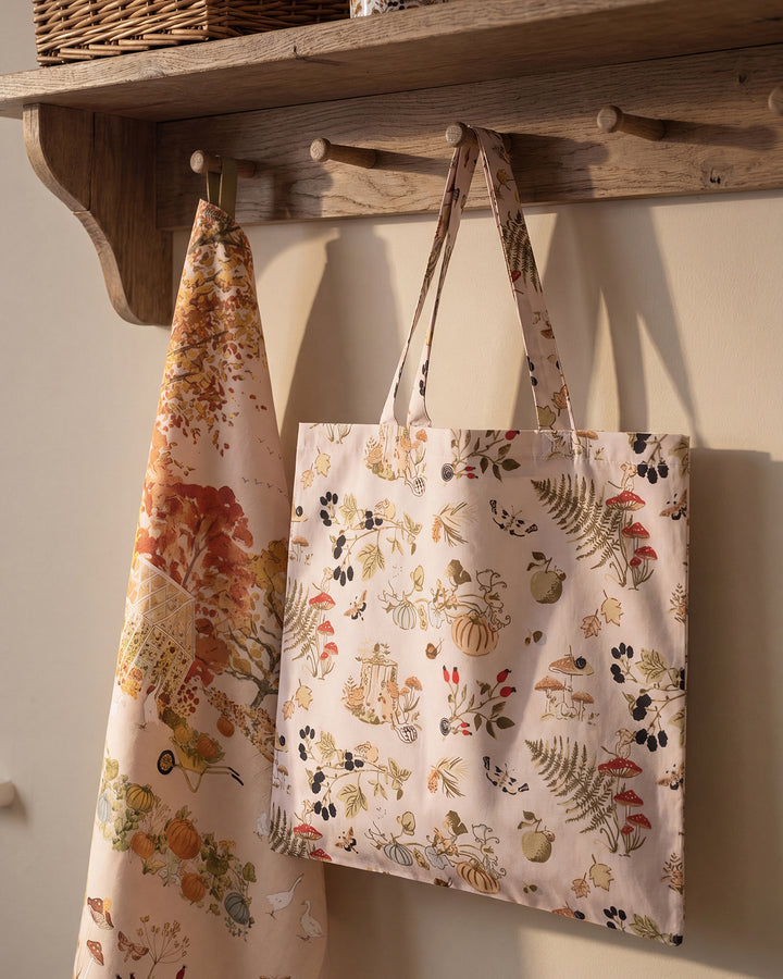 Autumn Forage Folding Shopping Bag