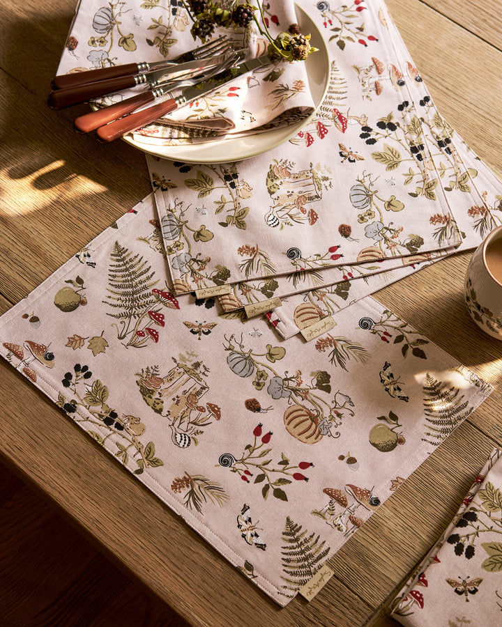 Autumn Forage Washable Placemats (Set of 2)