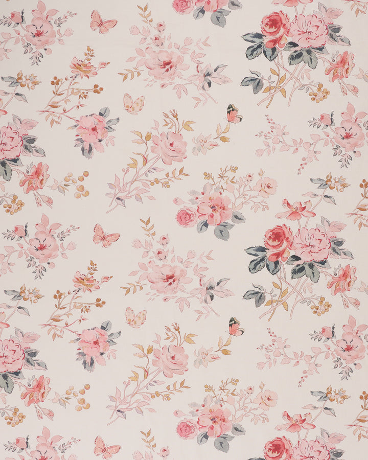 Vintage Rose Fabric By The Metre