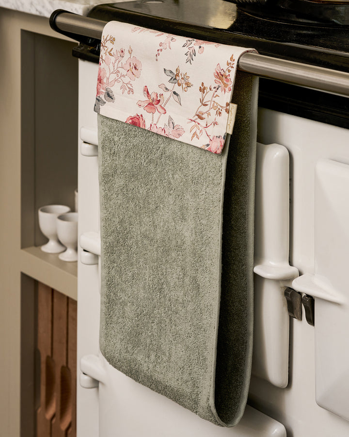 Vintage Rose Roller Hand Towel