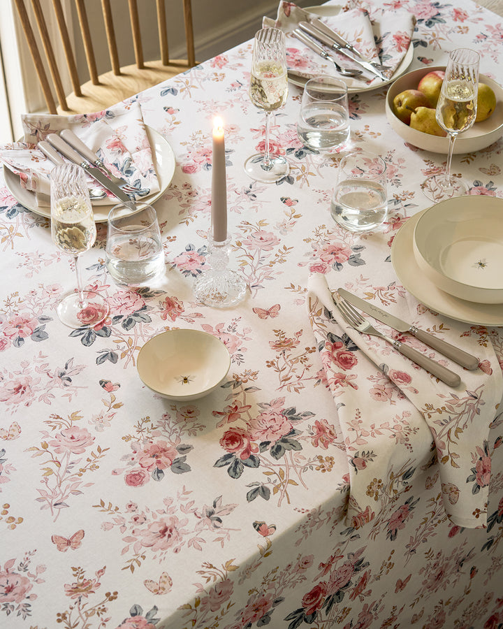 Vintage Rose Tablecloth