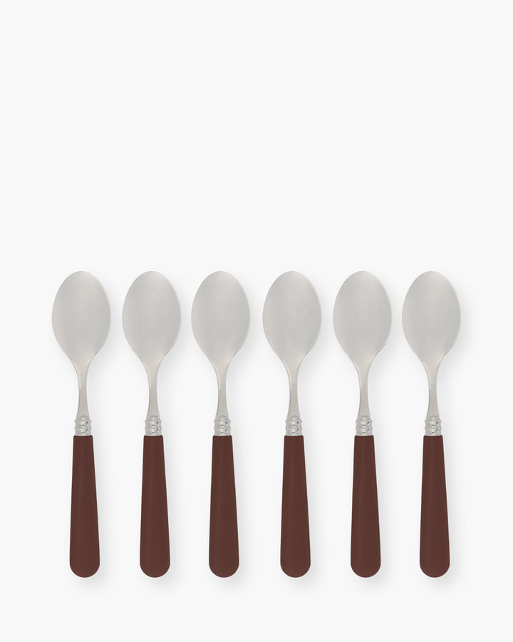 Chocolate Handle Teaspoons (Set of 6)