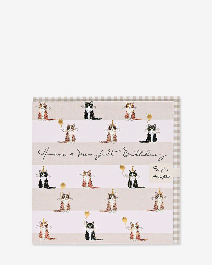 Purrfect Birthday Card