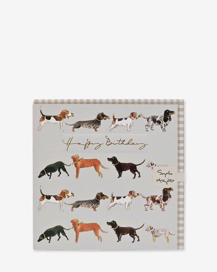 Woof Birthday Card