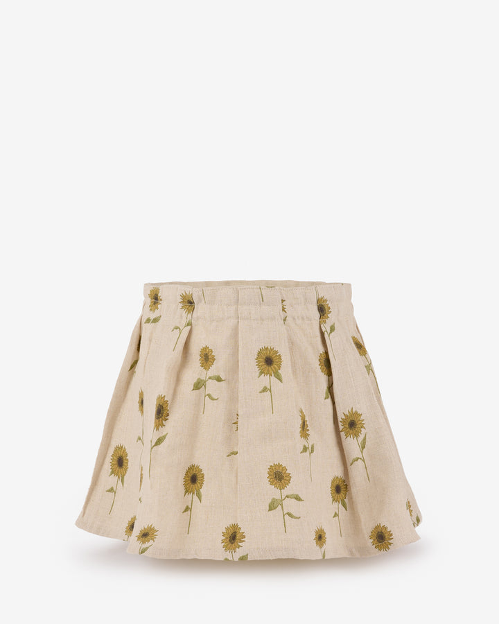 Sunflower Linen Pleated Lampshade