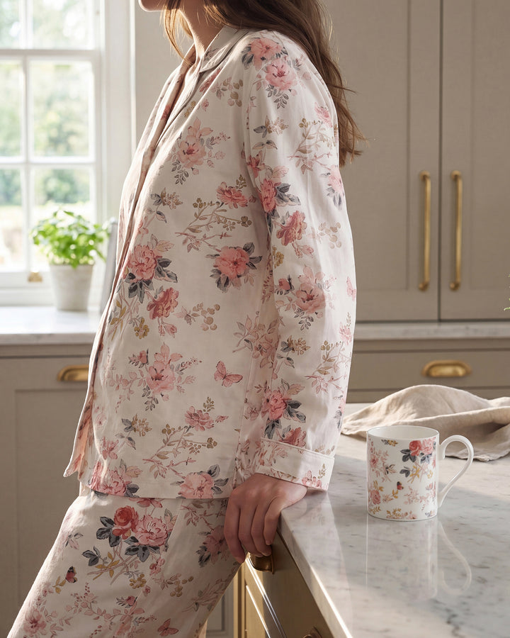 Vintage Rose Womens Pyjama Set